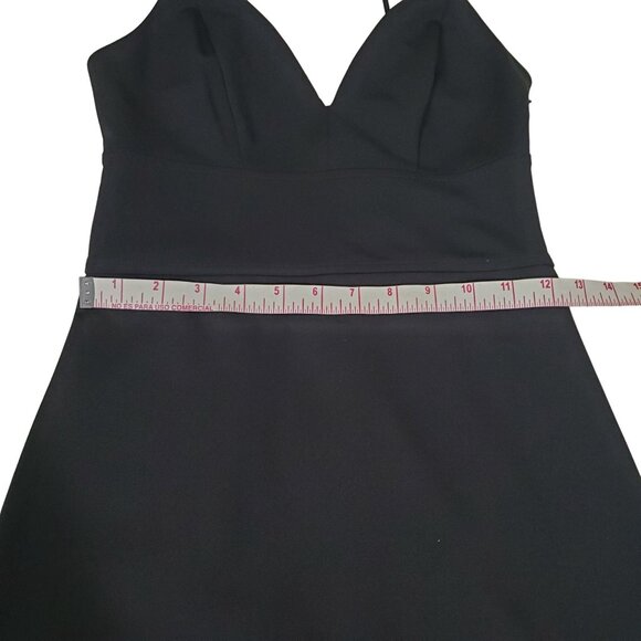Express womens mini dress size XS/TP Black color adjustable straps lining - Picture 7 of 15